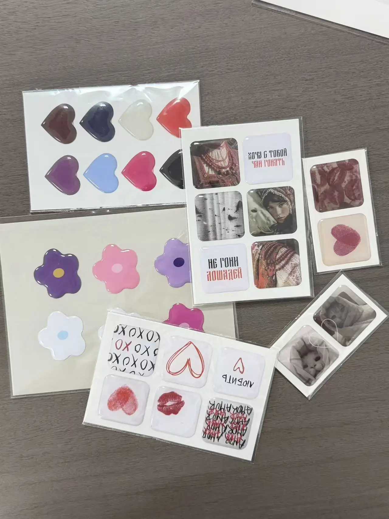 

3D Stereo Stickers (American Style Phone Case Stickers)——Cute Bubble Phone Stickers / 3D Embossed Decorative Stickers, Suitable for Adults, an Excellent Gift for Both Men and Women