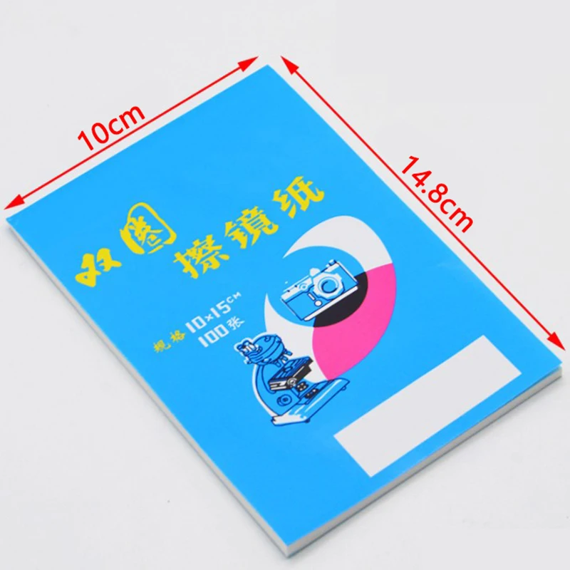 100 ورقة لينة عدسة الكاميرا البصريات الأنسجة تنظيف مناديل ورقية نظيفة كتيب طالب القرطاسية لوازم اكسسوارات