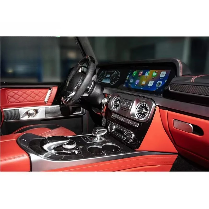 For  G-class 2002-2018 W463 to 2023 W464 Interior Kit Customize Auto Interior Accessories Screen Leather G63 Gwagon