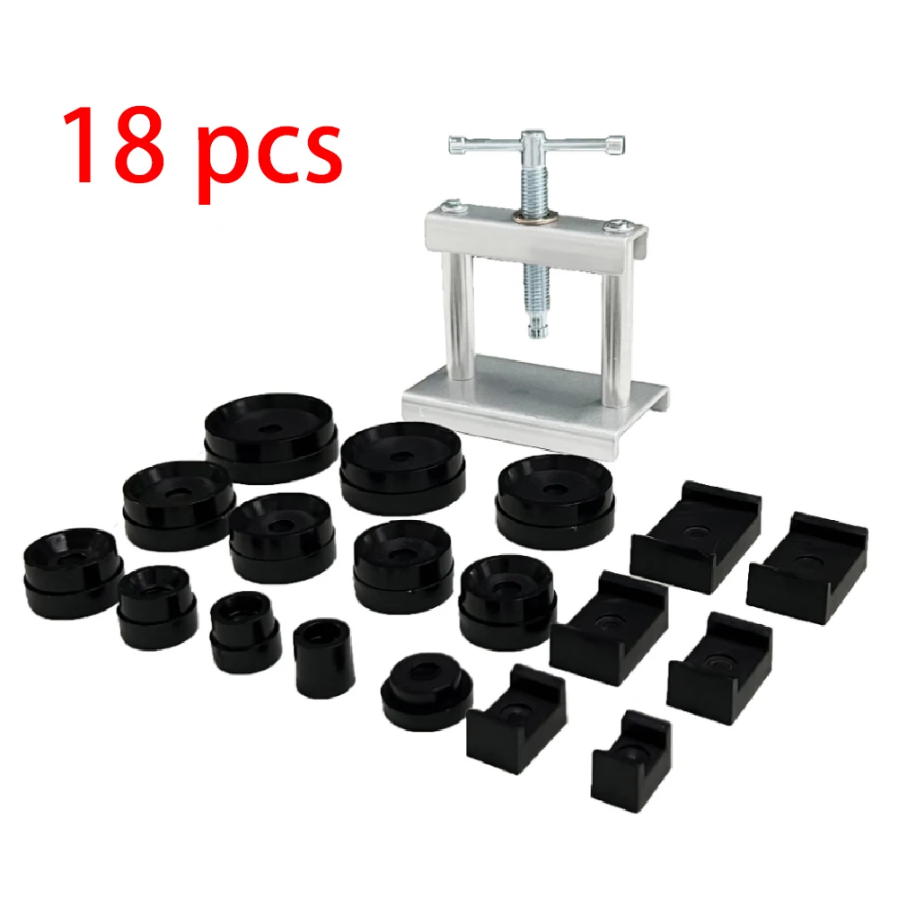 18/12pcs Professional Watch Press Set Watch Back for CASE Closing Tool Fitting Die Watch Repairing Tool Die Kit for Watchmaker
