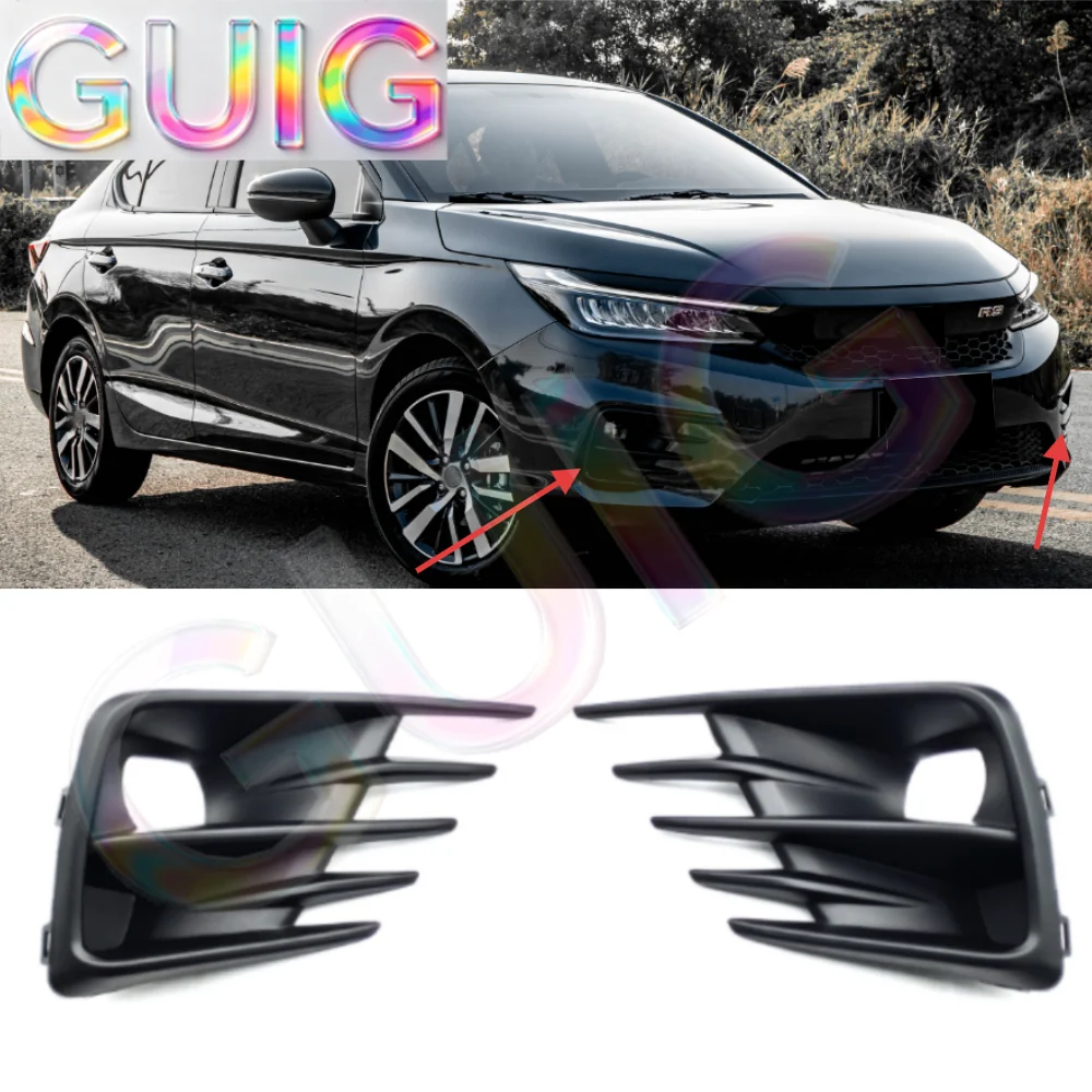For Honda City RS 2020-2023 car front bumper fog light frame