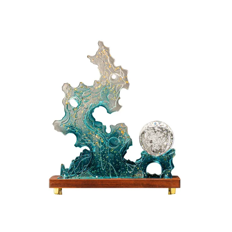 Abstract Art The Taihu Lake Lake Stone Sculpture Ornament Luxury Living Room Entrance TV Cabinet Wine Cabinets Office Decoration