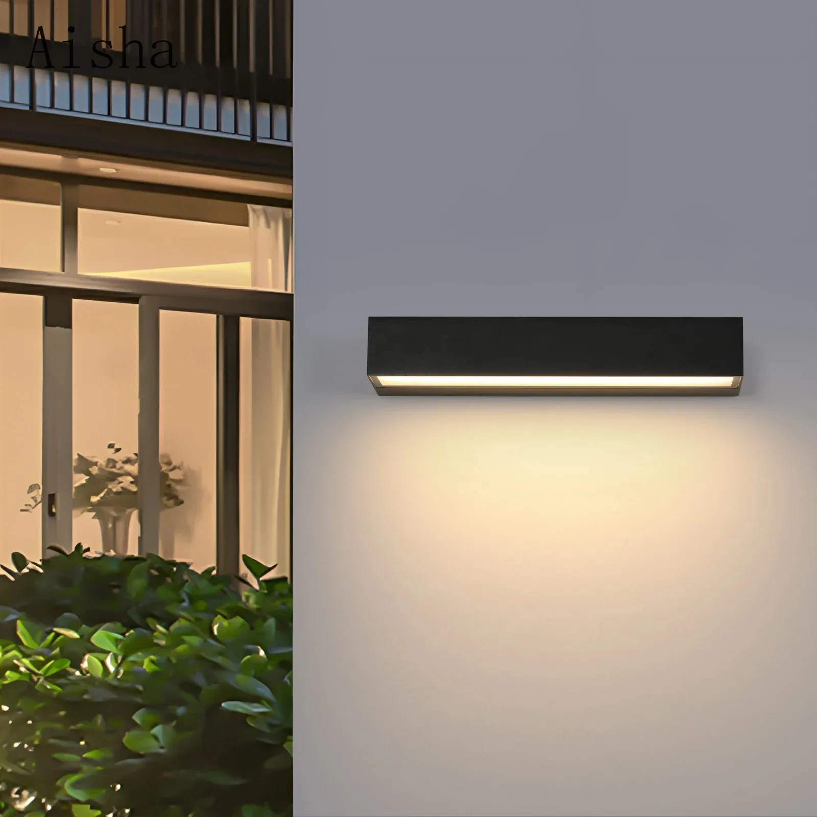 

Wall Lamp Outdoor Waterproof IP65 Door Head Led Wall Wash Hanging Long Strip Courtyard Balcony Signboard Terrace Villa Light