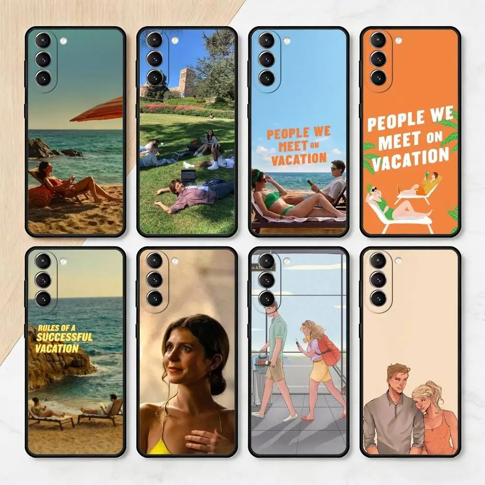 

People We Meet on Vacation film Phone Case For Samsung S25,24,23,22,30,21,10,9,Ultra,Plus,Lite,FE,4,5 G Soft Black Case