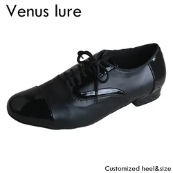 Venus Lure scarpe da ballo personalizzate uomo balla Standard db scarpe nere per uomini da ballo 2.5CM