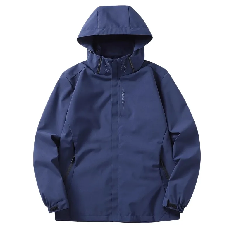 

Men's Outdoor Climbing Jaet Windproof Waterproof Hooded Mountain Series Coat for Tibet king Youth Faion Spring Autumn...