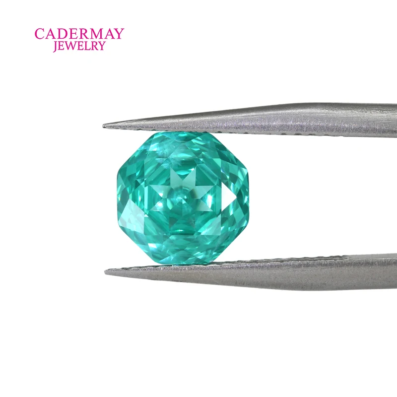 

Paraiba Neon Blue Yttrium Aluminium Garnet YAG 5x5mm-8X8mm Octagonal Shape Synthetic Paraiba YAG Gemstones For Jewelry Making