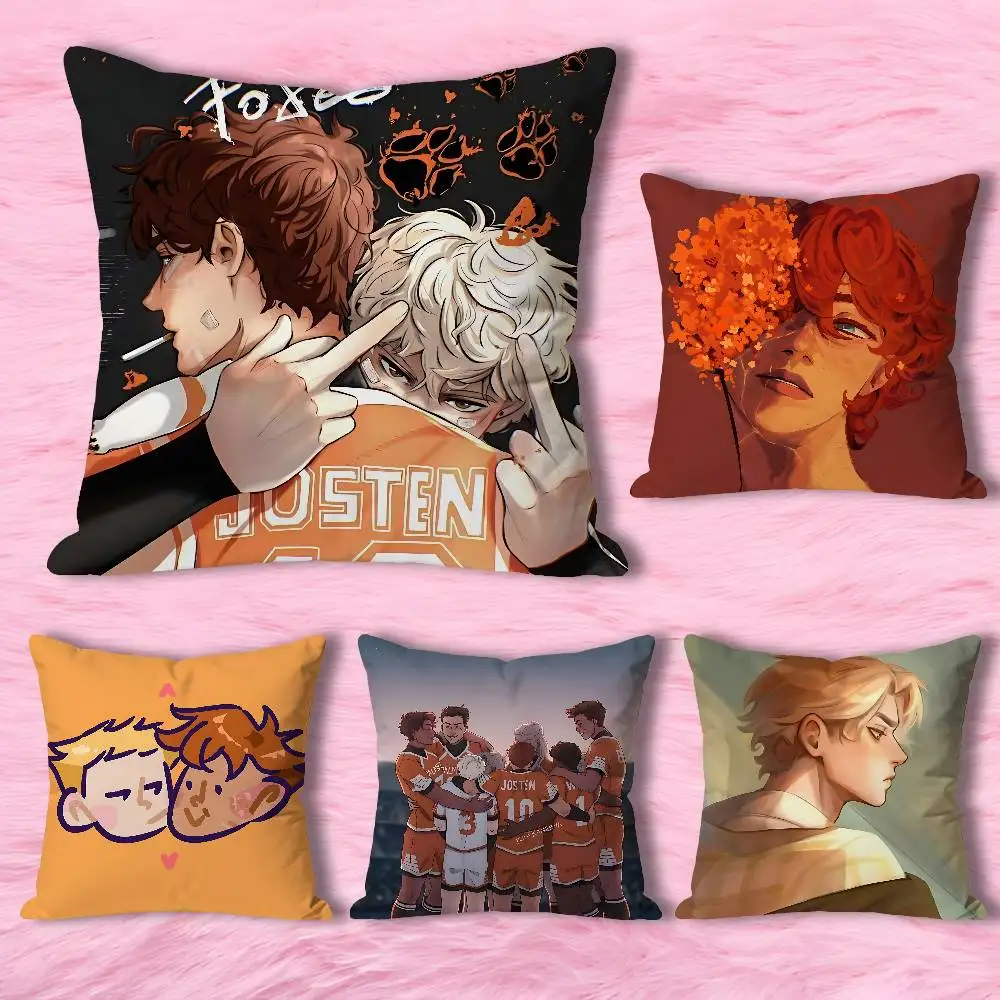 

The F-Foxhole C-Court Book Pillow Cases for Bedroom Living Room Sofa Home Decor Polyester Cushion Cover with Zipper