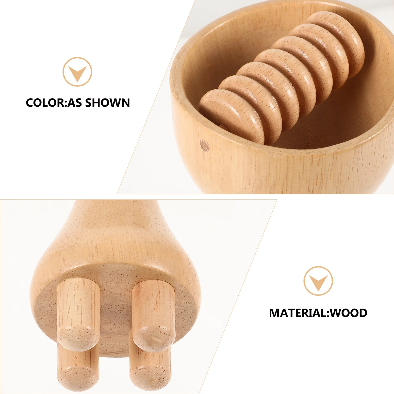 Schraapbeker Houten Therapie Massage Gereedschap Lichaam Beeldhouwen Cellulite Roller Massager