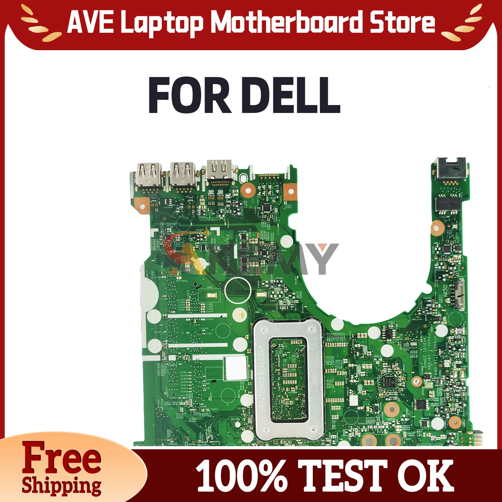 

15341-1 Motherboard For DELL Inspiron 3567 3568 CN-0RY2Y1 0D71DF 0DKK57 Laptop Mainboard I3 I5 I7 7th Gen Fully Tested