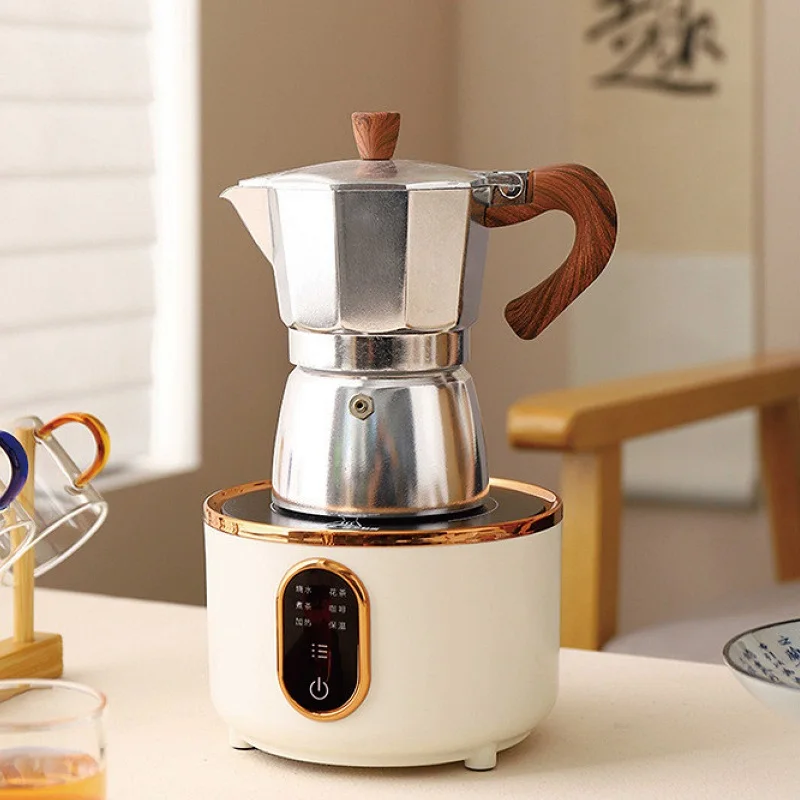 220V Smart Electric Ceramic Stove Office Health Tea Stove Multifunctional Glass Tea Maker Mini Coffee Stove Auto Keep Warm 800W