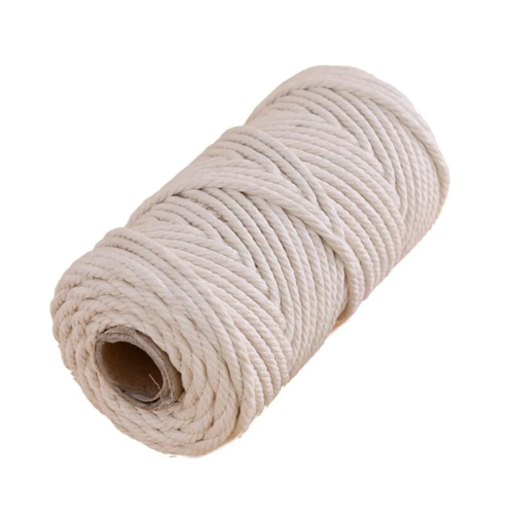 

Handmade Waving Cotton Rope Twisted Macrame String Tapestry Wall Hanging Decor Cord