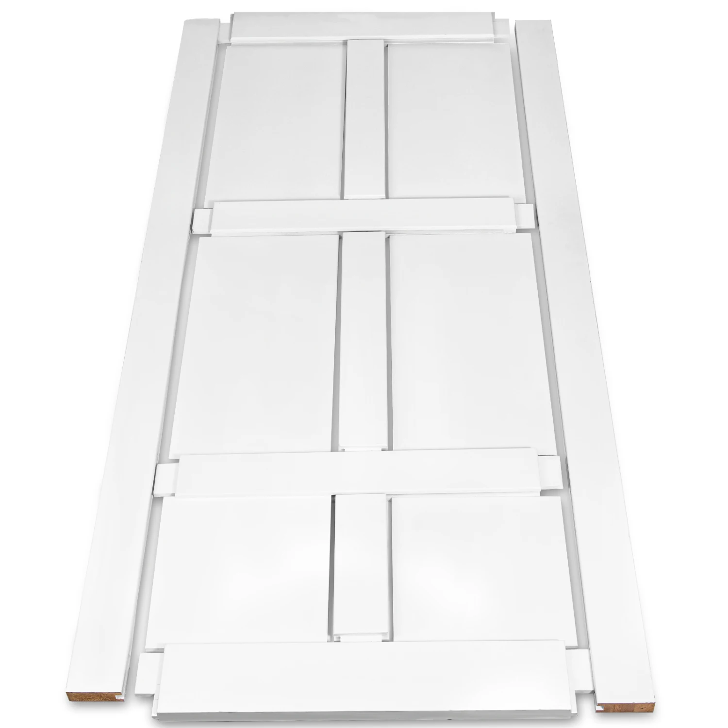 

CRAZY ELF 32"x80" Primed Door Slab, DIY Modern Interior Barn Door, Water-proof, Anti-deformation, Pre-Drilled, Ready to Assemble