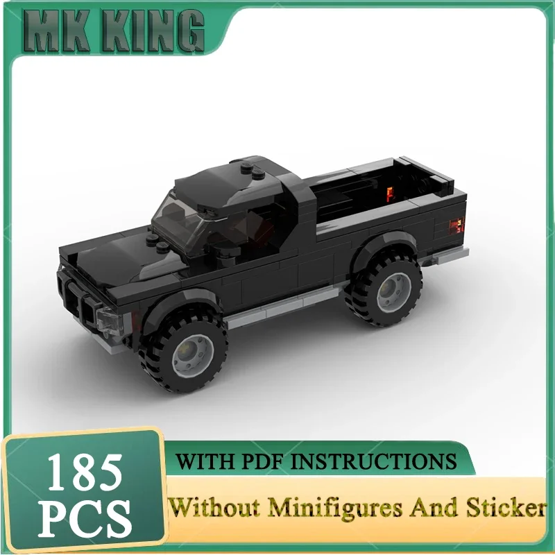 

City Cars Model Moc Building Bricks Pickup Truck Modular Blocks Gifts Christmas Construction Toys DIY Holiday Birthday Sets