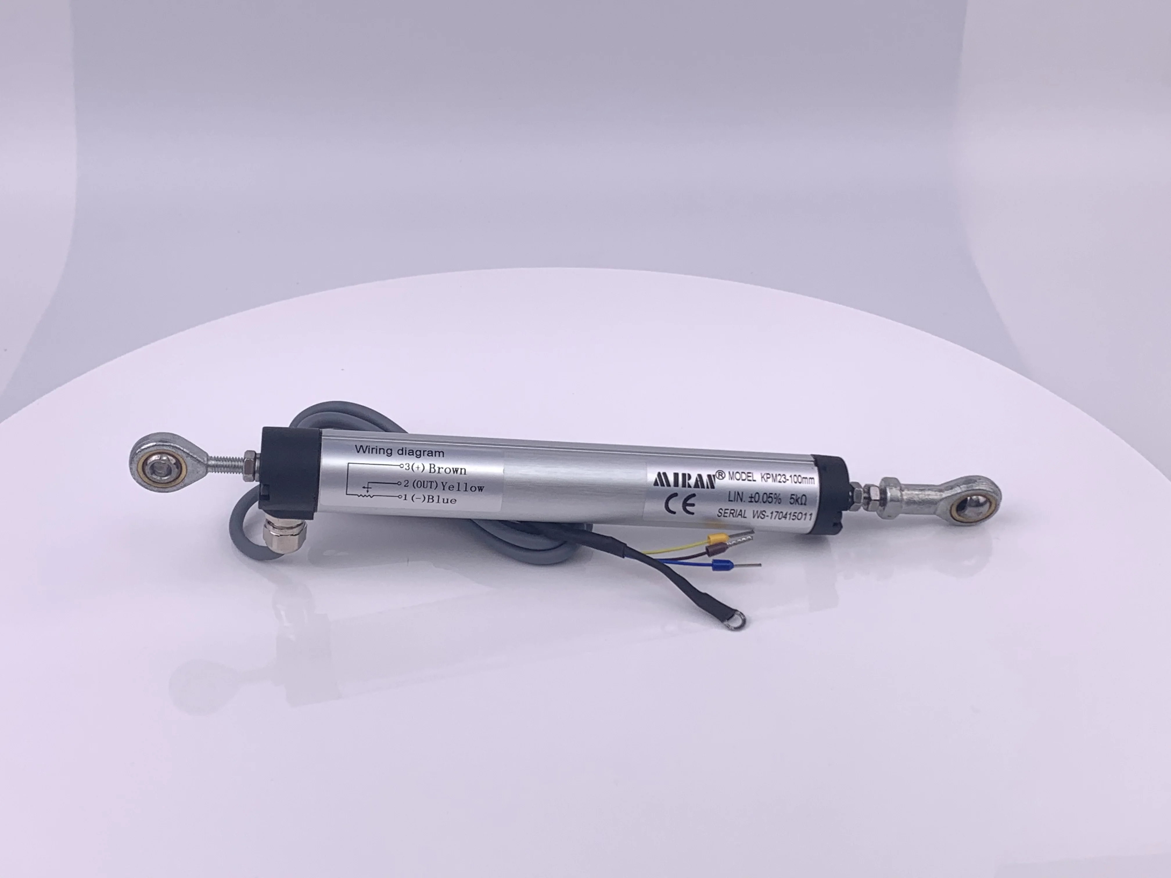 Miran KPM23 25-300mm  Linear Potentiometer Displacement Transducer Travel Sensor With Two Sides Ball Joint