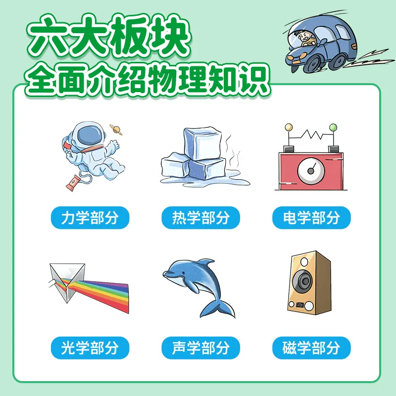 Comic Fun Physical Chemistry Enlightenment Book, Comic Form Tells Physical Chemistry Knowledge Book