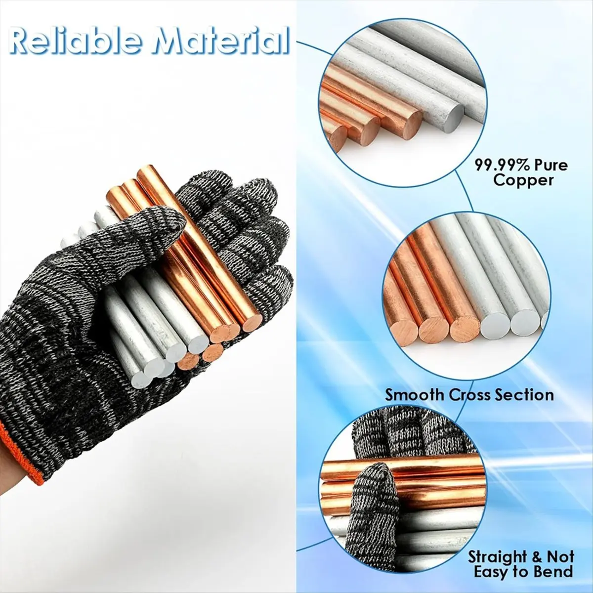 Abjs 10PCS Pure Cop…