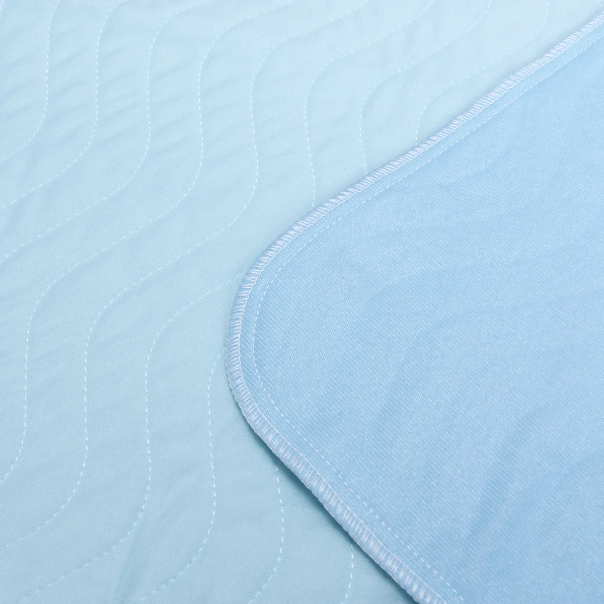 

Incontinence Bed Pads 45X60Cm Sky Blue Waterproof Absorbent Mattress Protector For Adults Elderly Women Pets Reusable