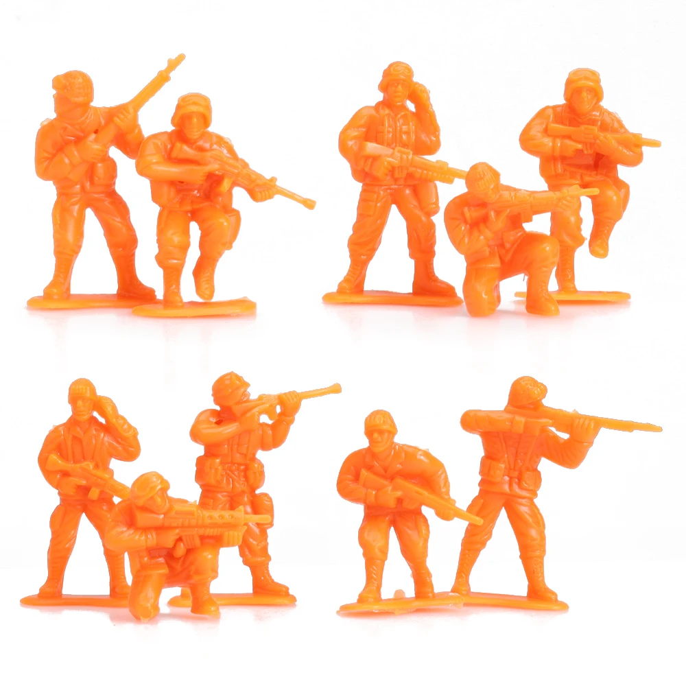 ViiKONDO 陸軍男性おもちゃの兵士アクションフィギュア軍事プレイ