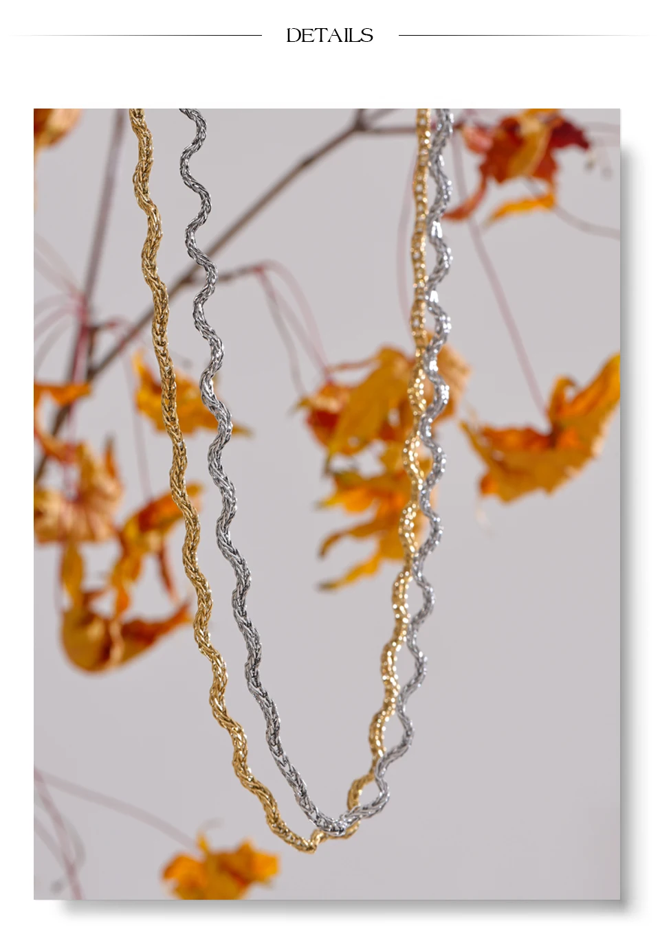 Yhpup 2025, eingetroffen, Edelstahl, neue Kette, schicke Qualität, Halskette für Damen, modisch, wasserdicht, PVD-beschichtet, Kragen, Schmuck, Geschenk – Detail 13