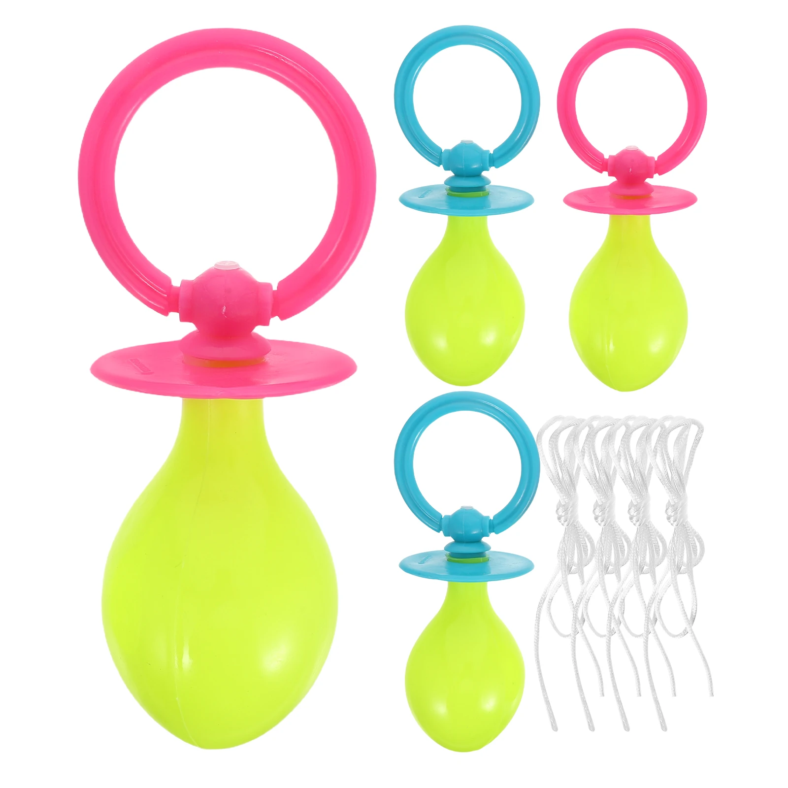 

4pcs Jumbo Pacifier Adult Costume Prop Halloween Party Role Play Accessories Novelty Funny Cosplay Party Supplies Reusable