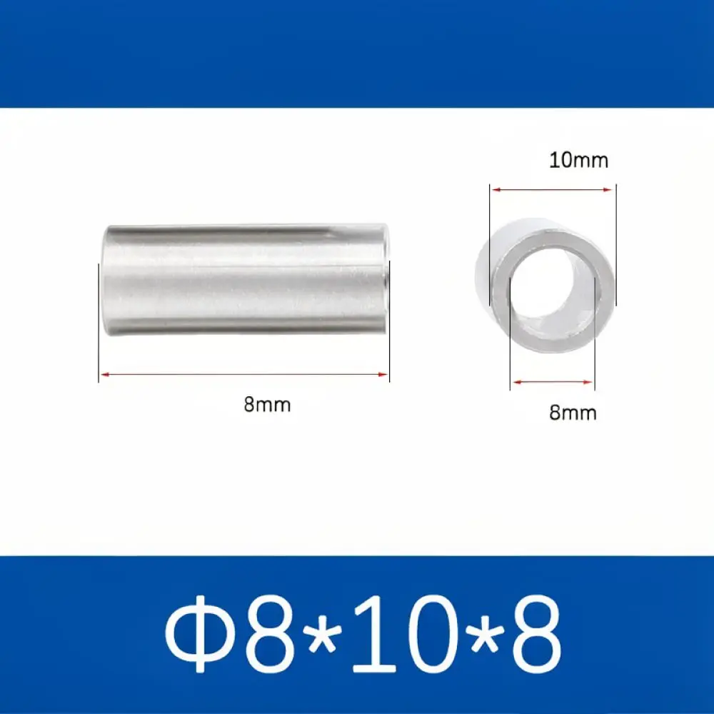 304 Stainless Steel Cylindrical Bushing Sleeve Spacer For Kaelide Industrial Machinery Linear Motion Support Hardware