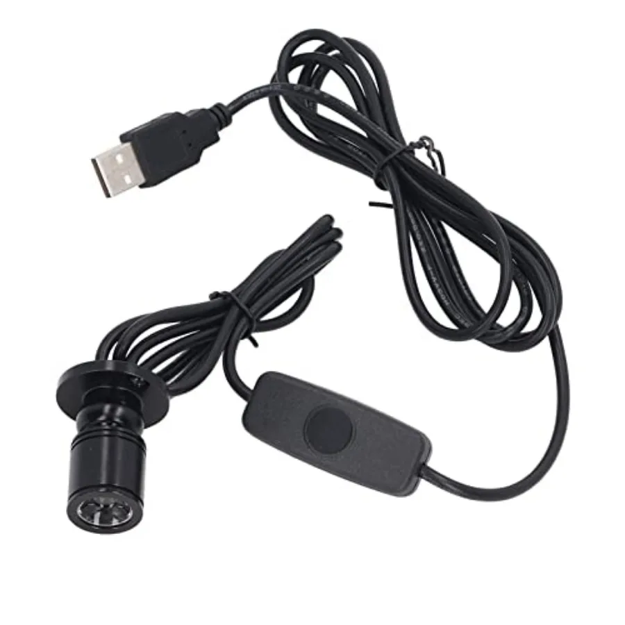 

5V Dimmable LED Mini Spot Light with 6.6ft Cable, Jewelry/Indoor Picture/Art/Model Display Lights, USB Powered Spotlight for Je