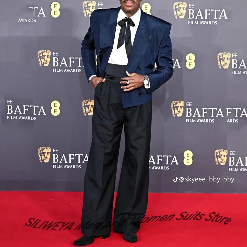 

Luxury Men's Suits Classic Male Two Pieces Pant Sets Double Breasted Peaked Lapel Blazer Evening Party Banquet Red Gala Wear