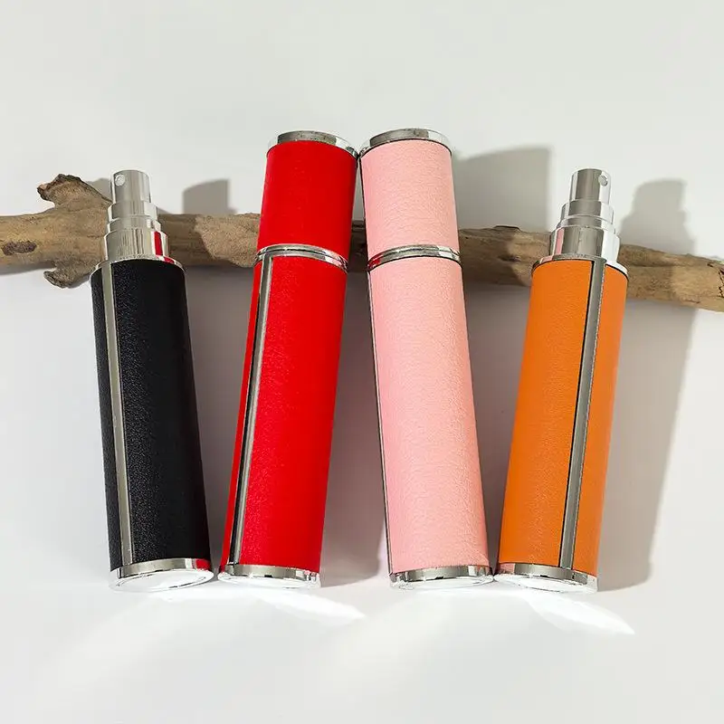 Tragbarer Leder-Parfümzerstäuber 12ml Nachfüllbar für Reisen, Geschäftsreisen und den täglichen Gebrauch, 3 Farboptionen – Detail 12