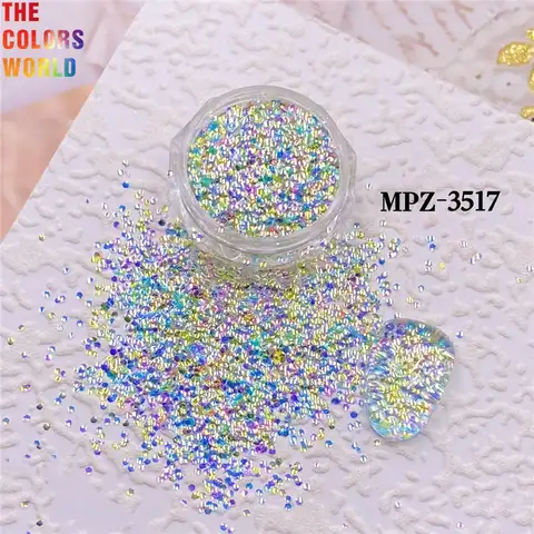 TCT-970 Bubble Glitter Iridescent Rainbow Shiny Colors Sequins Paillette Manicure Decoration Accessories for Nails Glitter