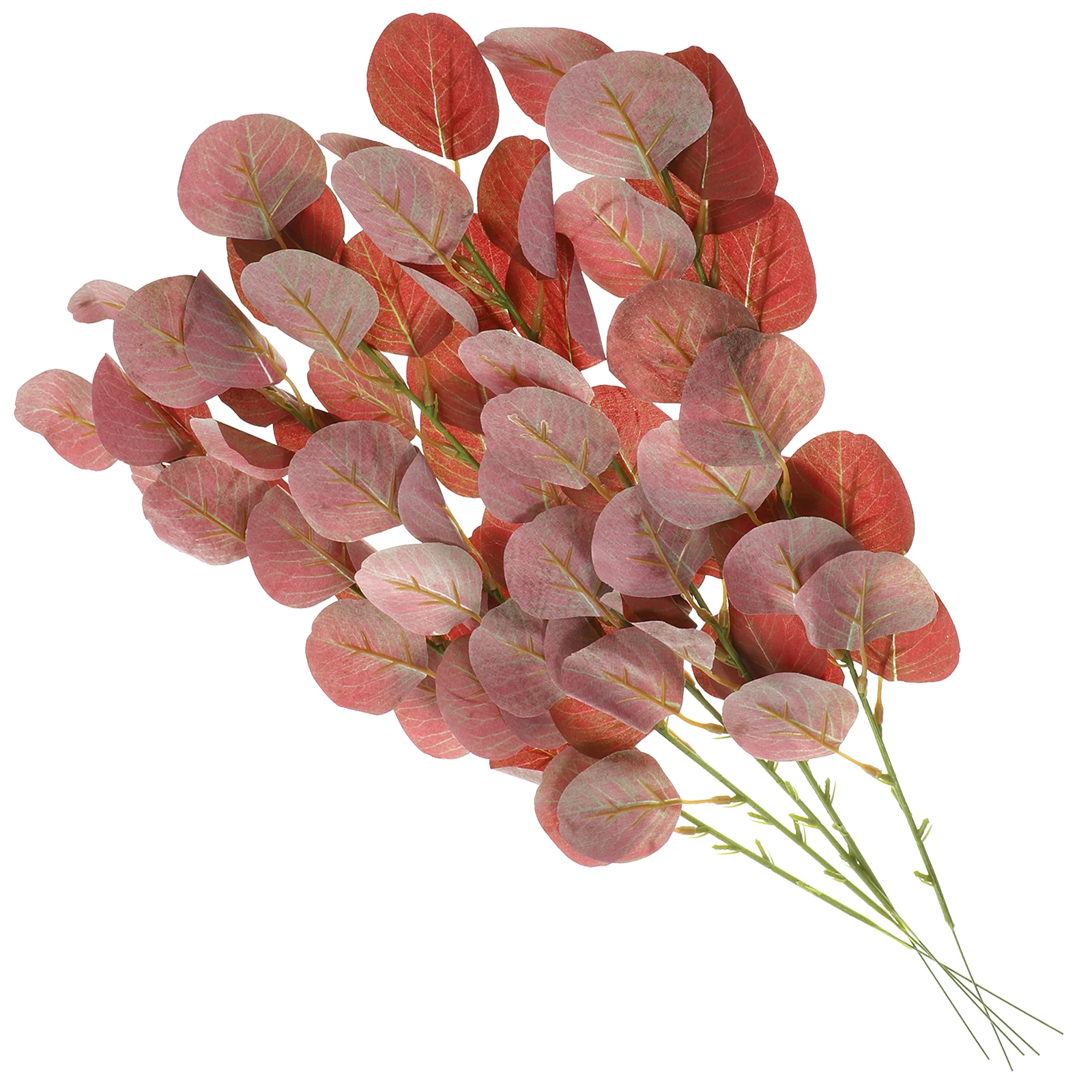 

5pcs Simulated Eucalyptus Wedding Accessories Plant Wall Decor Artificial Desktop Greenery Long Lasting Easy Care Indoor Outdoor