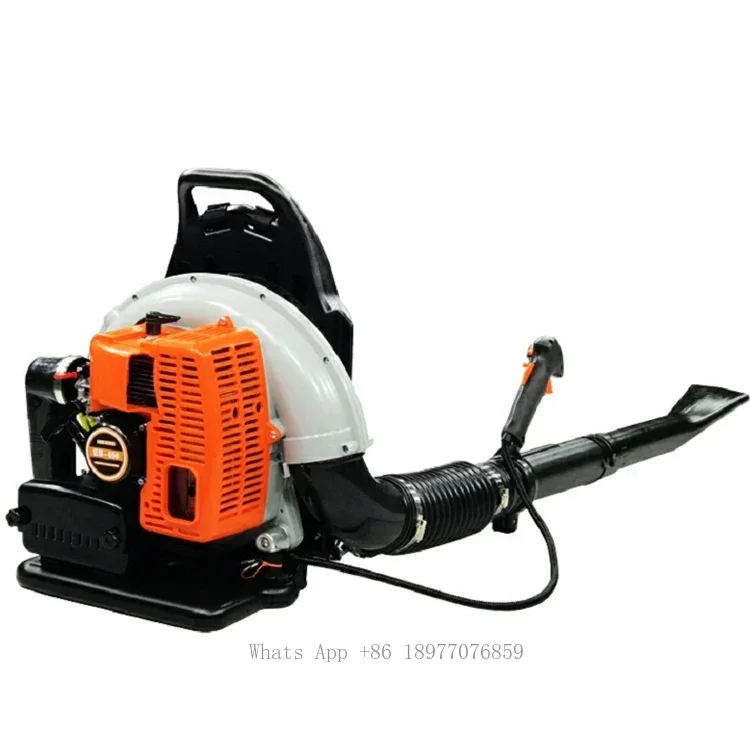 76CC Gasoline Snow Blowers 4 Stroke Leaf Blower Strong Wind Leaf Blowing Machine