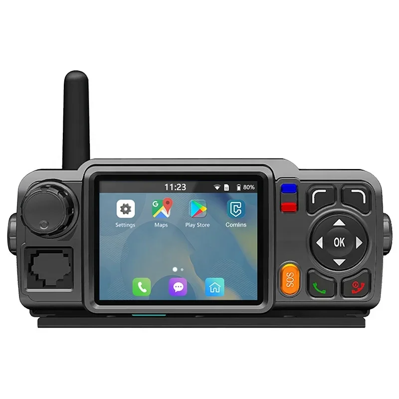 Two Way Licence Free 4G TID TD-M6 Plus POC Base Car Walkie Talkie 100Km Range Zello PTT Radio