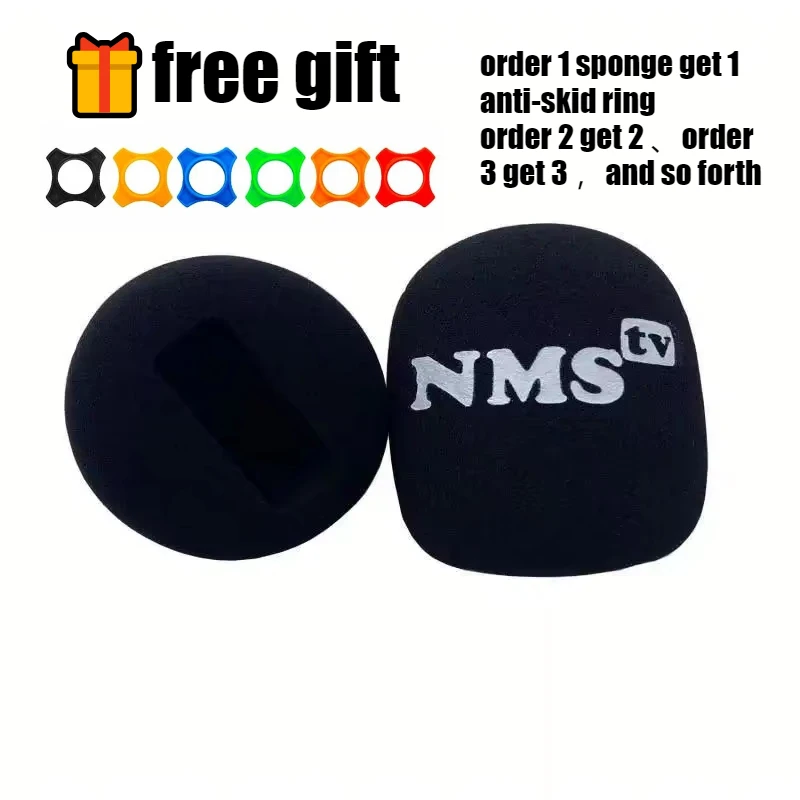 Microphone custom sponge cover  flocking foam windscreen microphone foam shield with logo print for Rode go wireless microphone