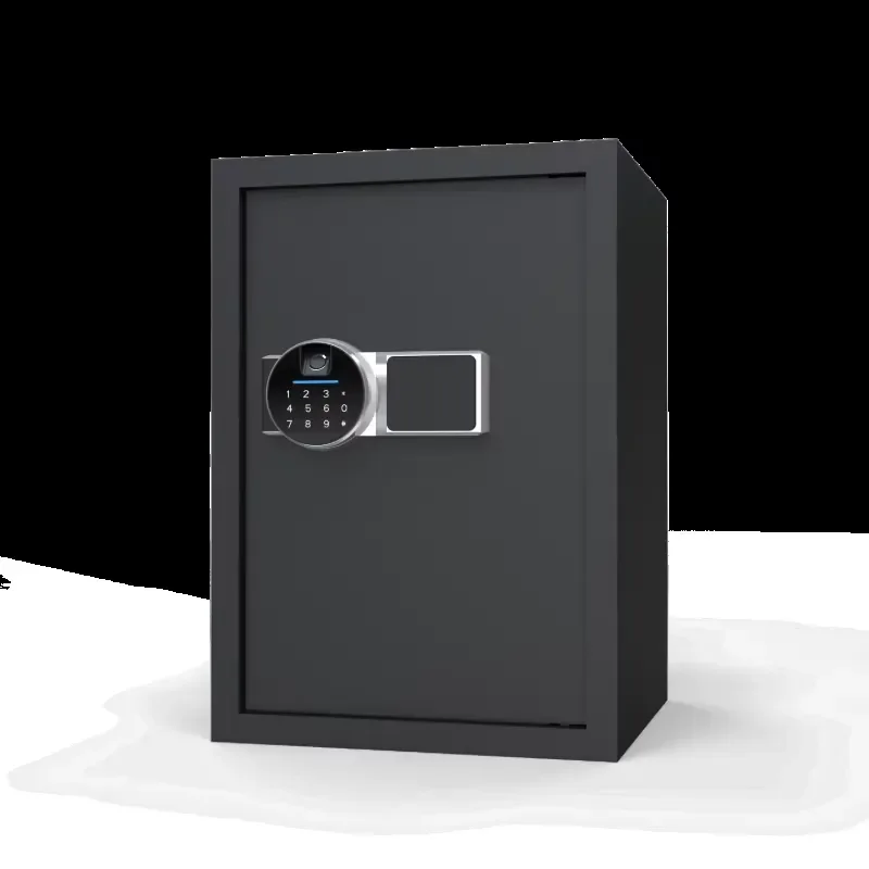 Electronic Digital Fingerprint Safe Steel Fireproof Box with Key Lock for Home Office Security Storage Cabinet Anti Theft