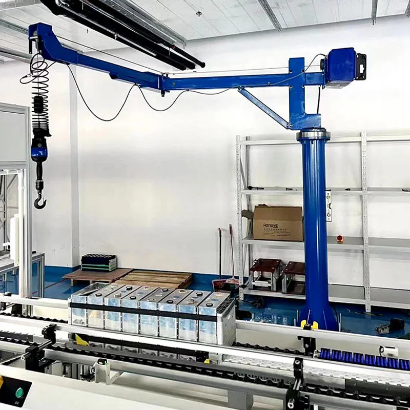 Intelligent Folding Arm Hoist 1ton 2ton Balance Jib Crane Swing Arm Hoist