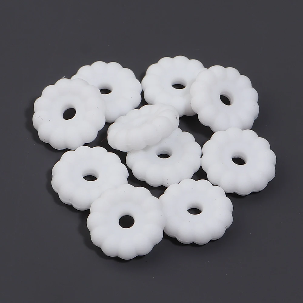 10 Stück 12mm Dichtungs-Silikonperlen Runde Lose Abstandsperlen aus Silikon für Schmuckherstellung DIY Handwerk Armband Halsketten Zubehör – Detail 16