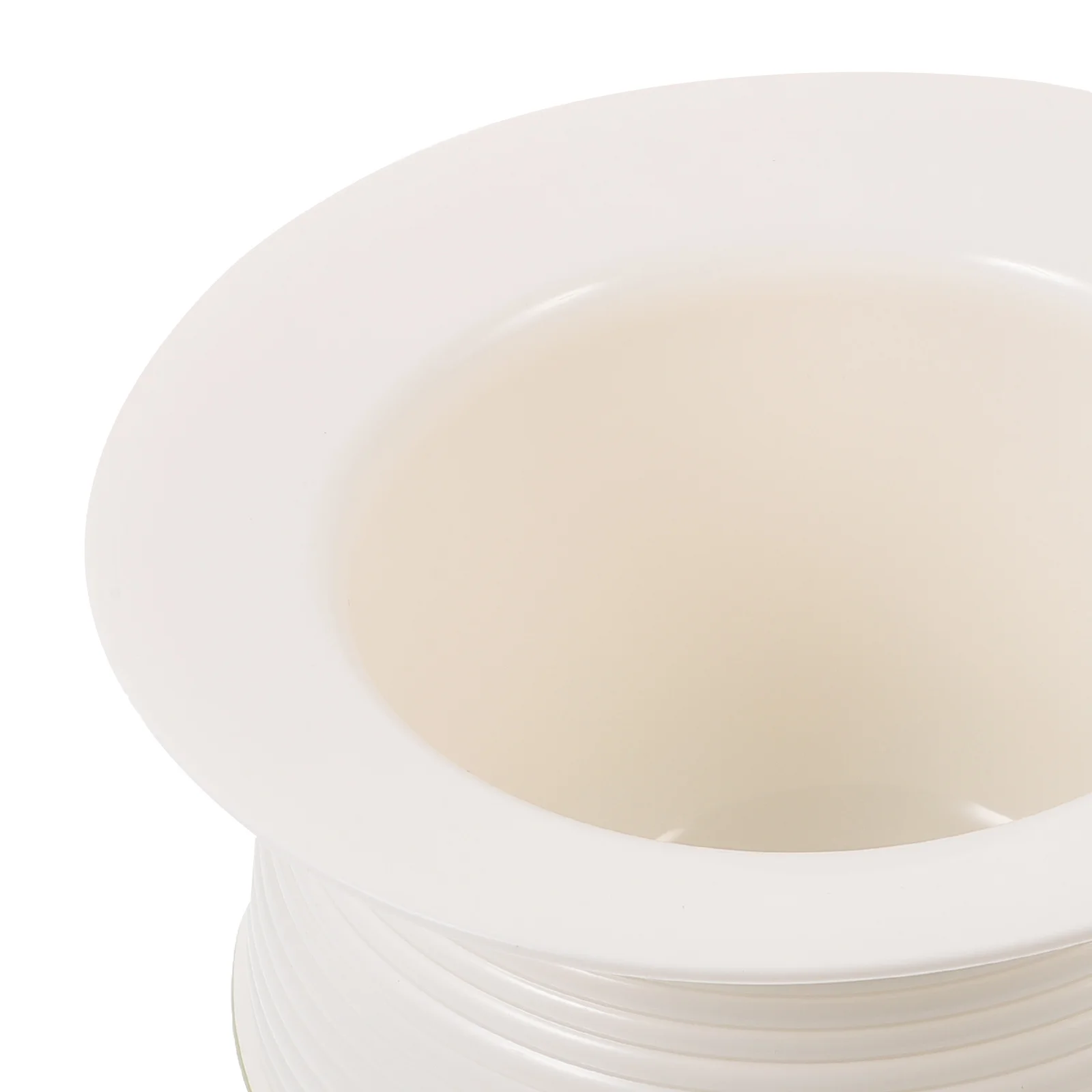 1 قطعة وعاء البول السميك دائم البلاستيك المحمولة مبولة مع غطاء قاعدة عدم الانزلاق للمنزل ليلة استخدام الاطفال Bedpan حاوية صحية