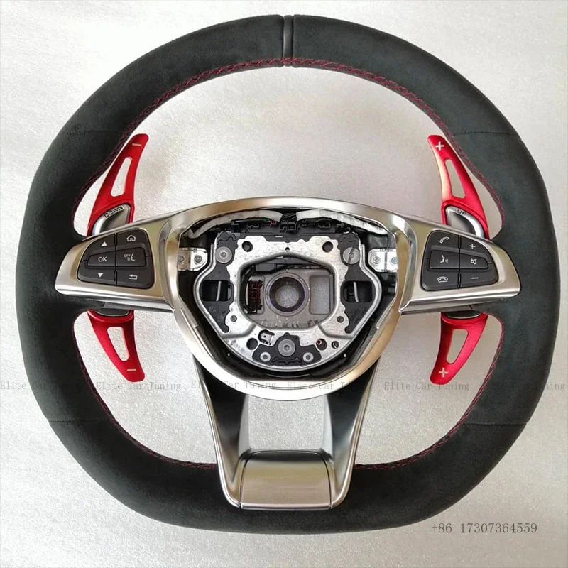 

Руль из карбона с LED-подсветкой, подходит для Mercedes AMG W203 W204 W205 W212 W213 W221 W211 W176 C63 E63 W177 W221 CLS W218