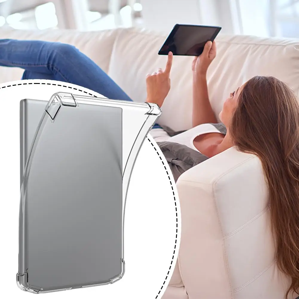 For Pocketbook Verse/Pro/pro Color Transparent Protective Corners Four Are Case And Drop-proof Scratch-proof Dust-proof T7J3