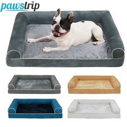 Winter Warm Pet Dog Bed for Small Medium Dogs 3D Sponge Pet Sleeping Mat Removable Puppy Bed Dog Accessories