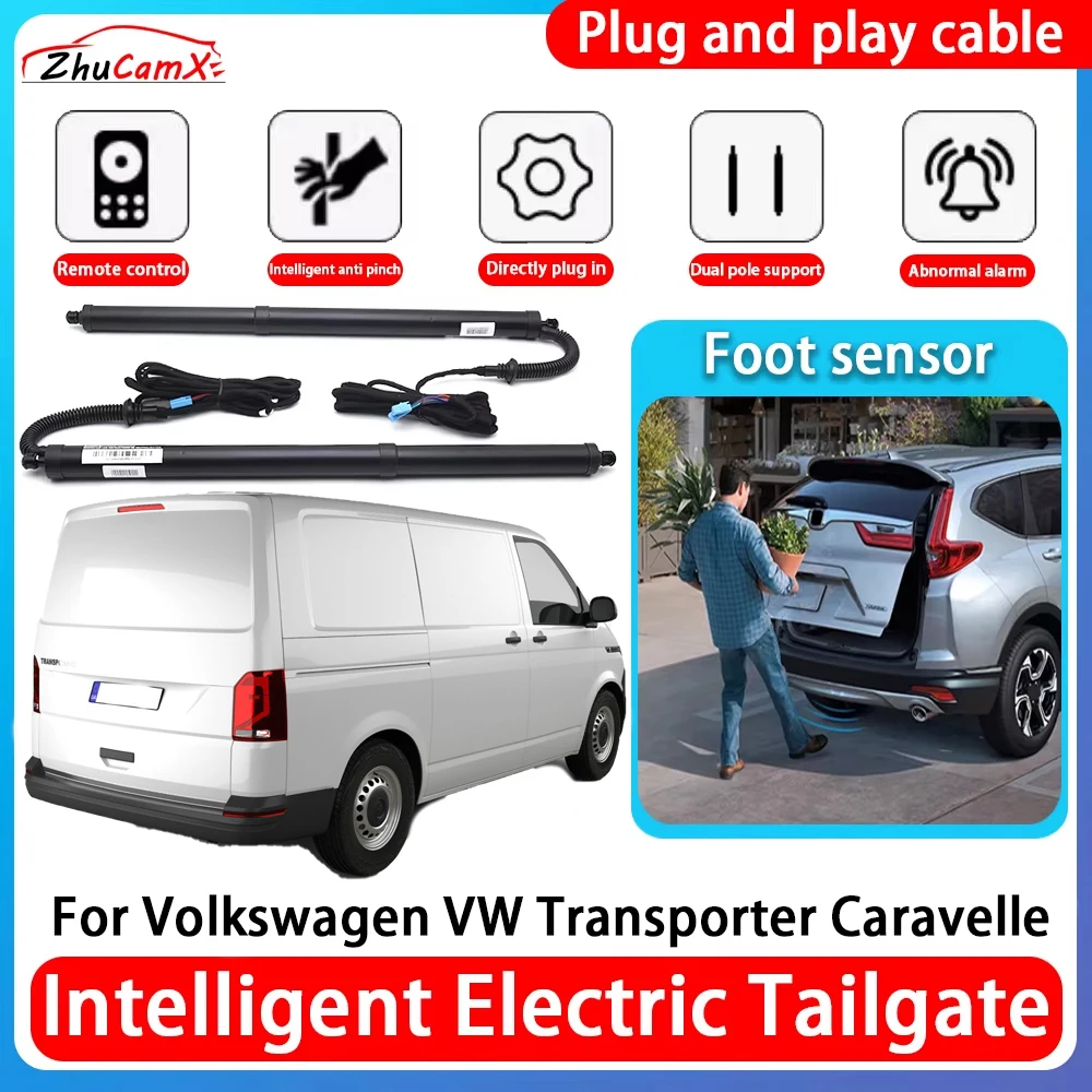 ZhuCamX Car Power Trunk Electric Suction Tailgate Intelligent Tail Gate Lift Strut For Volkswagen VW Transporter Caravelle