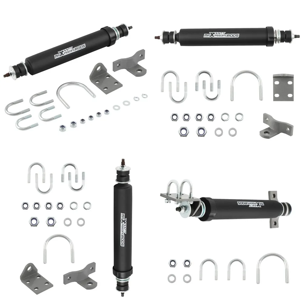 

Maxpeedingrods Steering Stabilizer for Jeep CJ, Dodge Raider 4WD Trucks 59-86, Enhances Control & Stability