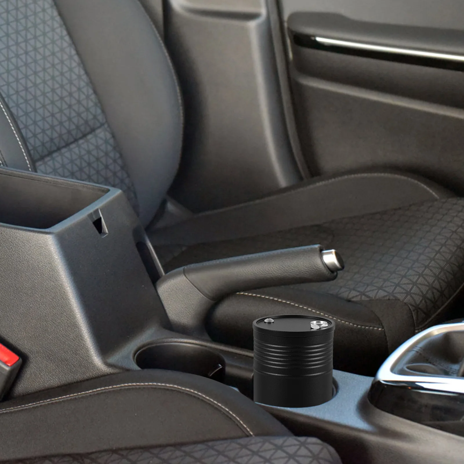 

Car Ashtray Alloy Windproof Smokeless Cigarette Ash Container For Home Office Indoor Use Covered Ashtrays For Cigarettes