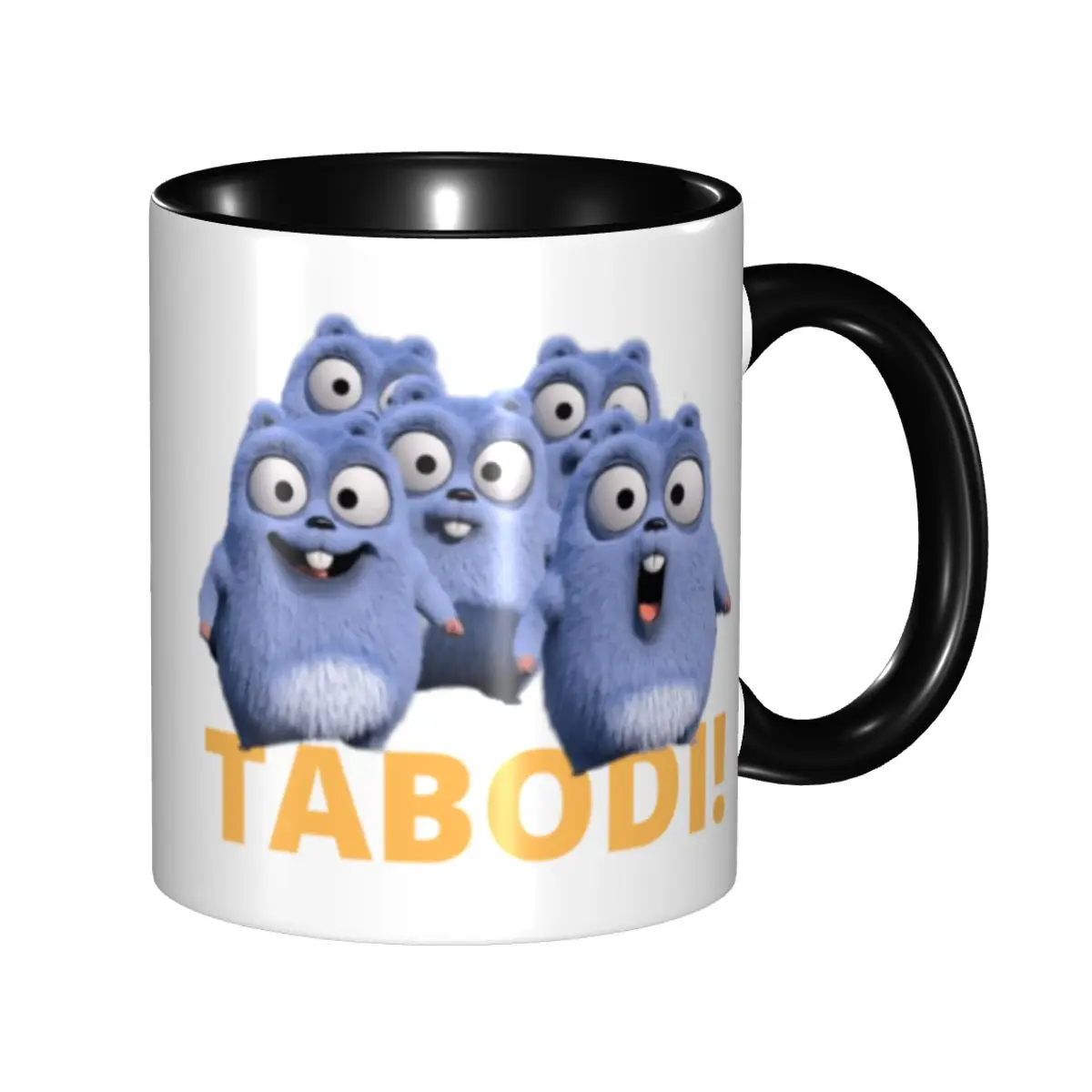 

Happy Lemmings Tabodi And Grizzy Mug Personalized Ceramic Coffee Mug Cup Creative Gift