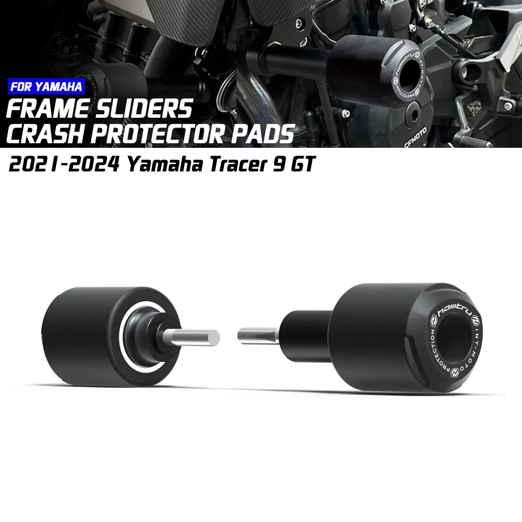 

For 2021-2024 Yamaha Tracer 9 GT motorcycle frame fork axle slider engine protector crash pad accessories