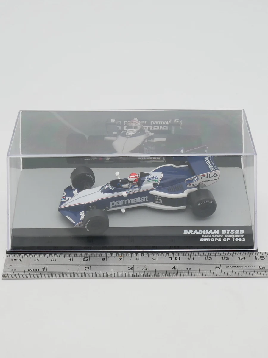 Ixo 1:43 BRABHAM BT52B  NELSON PIQUET EUROPE GP 1983 Diecast Car Model Metal Toy Vehicle