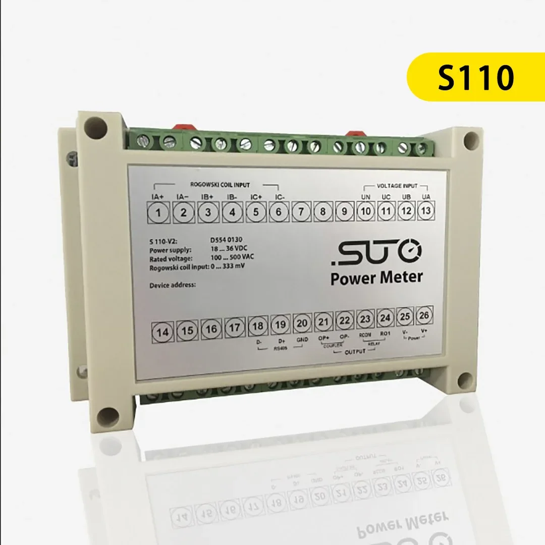 2025 Premium Products SUTO S110 S110-P Power and Energy Meter Multifunction Power and Energy Meter Compressor Performance Rogows