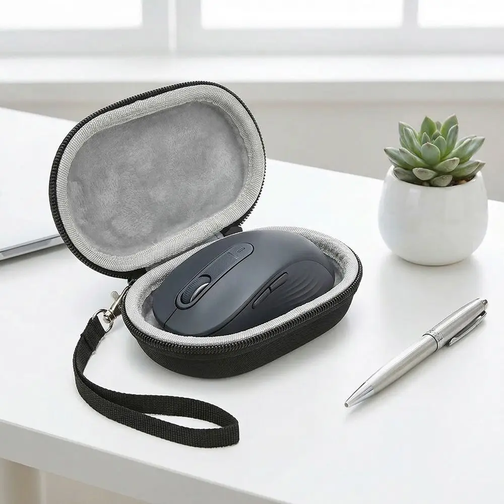 Shockproof Mouse Case Lightweight Hard EVA Storage Box Nylon Material Waterproof Carrying Bag for for Logitech MX M650L