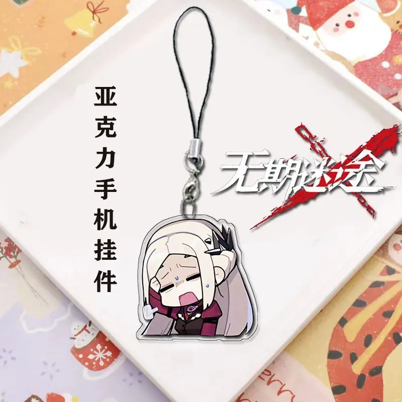 Anime Path to Nowhere Hecate Eirene Adela  Mobile Phone Lanyard Chain Pendant Cute Acrylic Keychain